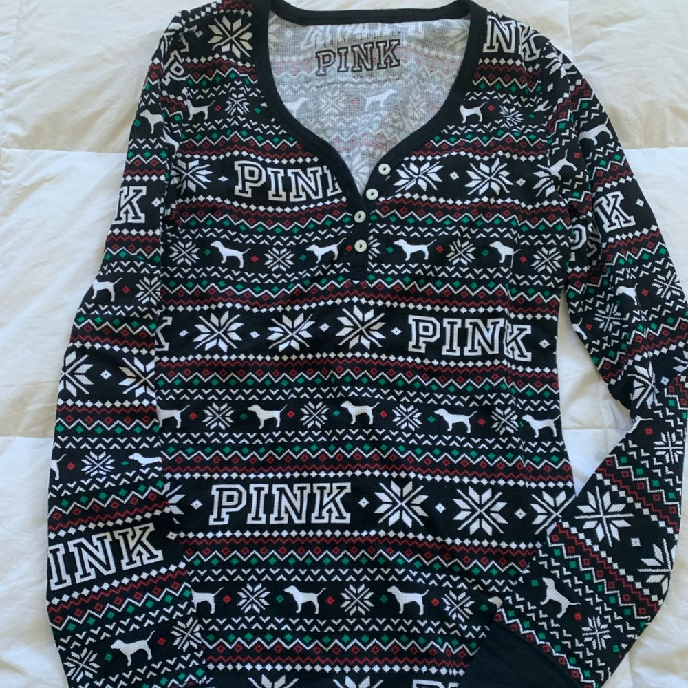 NWOT PINK Thermo long sleeve top sz LRG